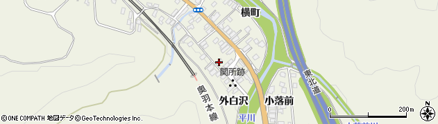 青森県平川市碇ヶ関碇ヶ関156周辺の地図
