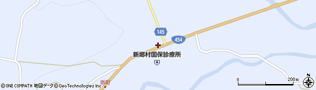 青森県三戸郡新郷村戸来中野平17周辺の地図