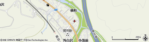 青森県平川市碇ヶ関碇ヶ関129周辺の地図