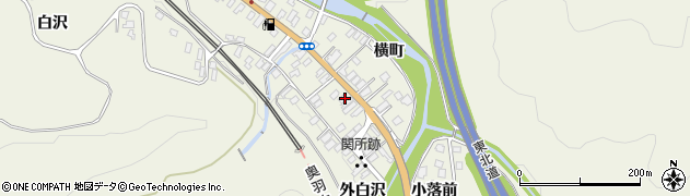 青森県平川市碇ヶ関碇ヶ関116周辺の地図