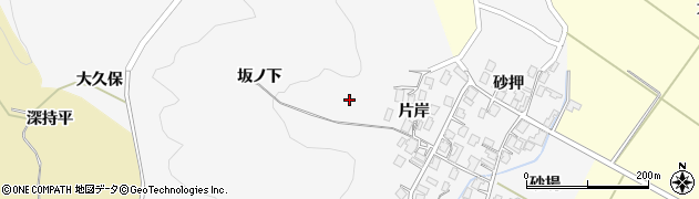 青森県南部町（三戸郡）片岸（片岸）周辺の地図