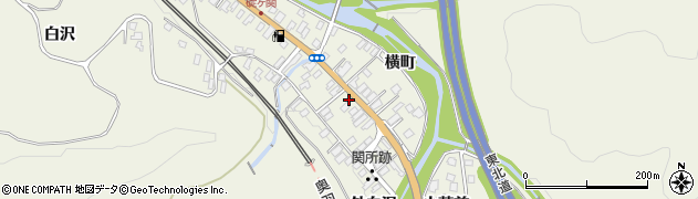 青森県平川市碇ヶ関碇ヶ関周辺の地図