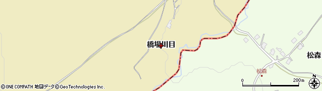 青森県八戸市金浜（橋場川目）周辺の地図