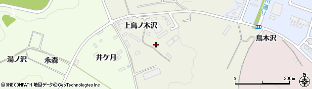 青森県八戸市坂牛上鳥ノ木沢周辺の地図