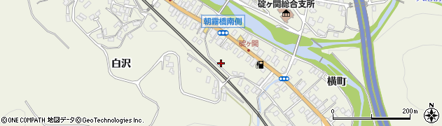 青森県平川市碇ヶ関白沢42周辺の地図