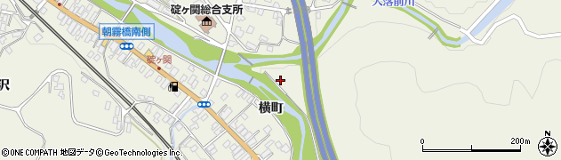 青森県平川市碇ヶ関（松ノ木）周辺の地図
