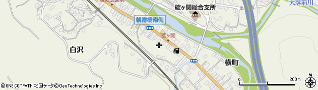 青森県平川市碇ヶ関碇ヶ関74周辺の地図