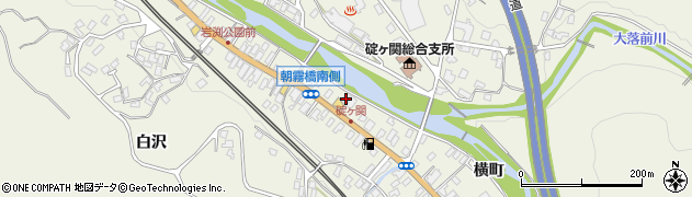 青森県平川市碇ヶ関碇ヶ関72周辺の地図
