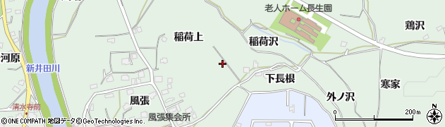 青森県八戸市是川（稲荷上）周辺の地図