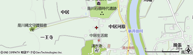 青森県八戸市是川中居周辺の地図