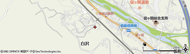 青森県平川市碇ヶ関白沢111周辺の地図