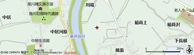 青森県八戸市是川（風張）周辺の地図
