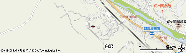 青森県平川市碇ヶ関白沢194周辺の地図