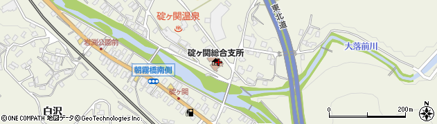 青森県平川市碇ヶ関三笠山78周辺の地図