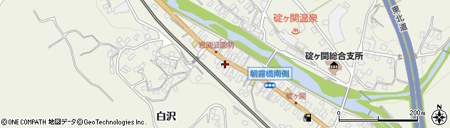 青森県平川市碇ヶ関碇ヶ関27周辺の地図