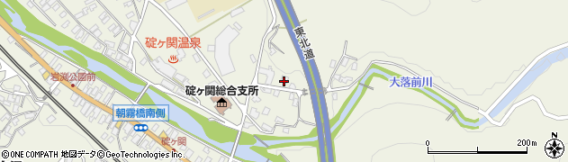 青森県平川市碇ヶ関三笠山44周辺の地図