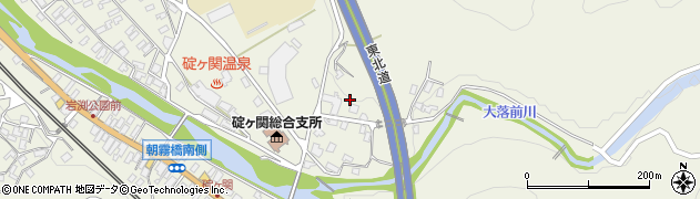 青森県平川市碇ヶ関三笠山46周辺の地図