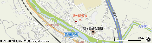 平川市役所　碇ヶ関温泉会館周辺の地図