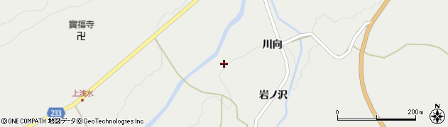 青森県五戸町（三戸郡）浅水（向川原）周辺の地図