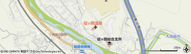 青森県平川市碇ヶ関三笠山84周辺の地図