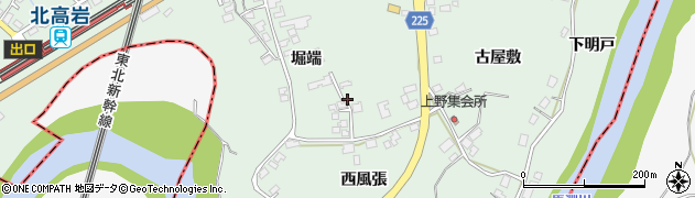 青森県八戸市上野（堀端）周辺の地図