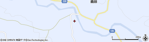 青森県新郷村（三戸郡）戸来（盆台）周辺の地図