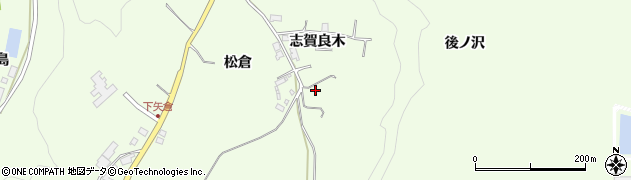 青森県八戸市櫛引（志賀良木）周辺の地図