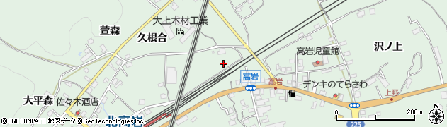 青森県八戸市上野（平）周辺の地図