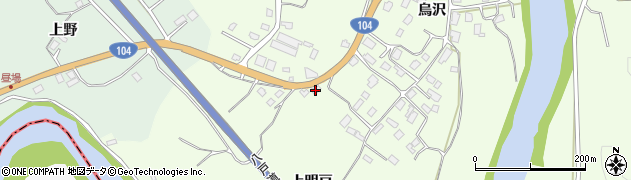 青森県八戸市櫛引上明戸85周辺の地図