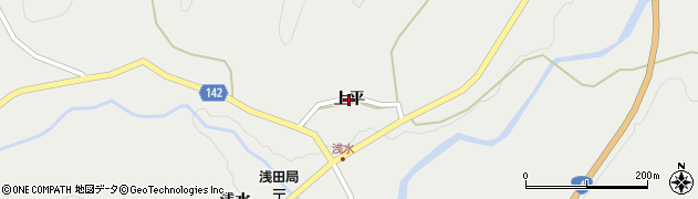 青森県五戸町（三戸郡）浅水（上平）周辺の地図
