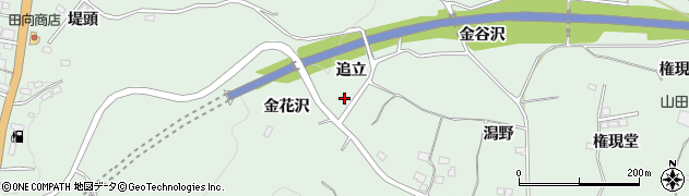 青森県八戸市是川追立1周辺の地図