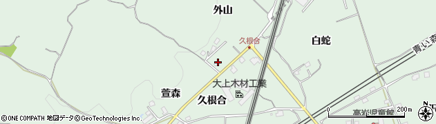 青森県八戸市上野外山3周辺の地図