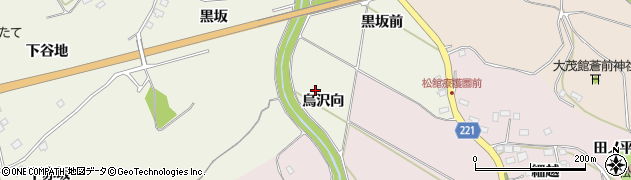 青森県八戸市十日市烏沢向周辺の地図