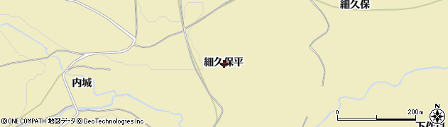 青森県八戸市金浜細久保平周辺の地図