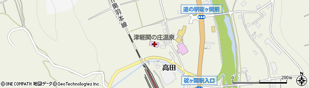 青森県平川市碇ヶ関阿原23周辺の地図