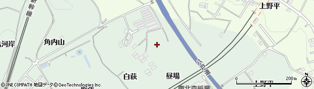 青森県八戸市上野（昼場）周辺の地図