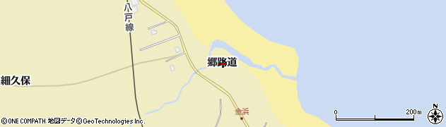 青森県八戸市金浜郷路道周辺の地図