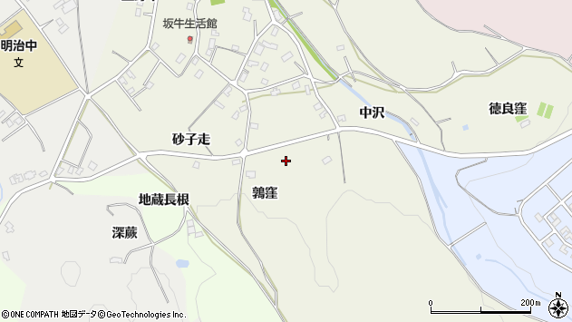 〒039-1106 青森県八戸市坂牛の地図