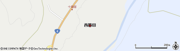 青森県五戸町（三戸郡）浅水（西勝田）周辺の地図