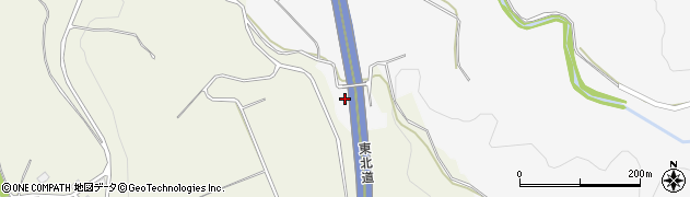 青森県平川市碇ヶ関古懸糸沢周辺の地図