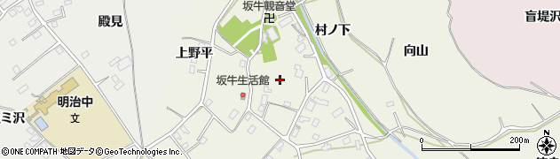 青森県八戸市坂牛（坂牛）周辺の地図