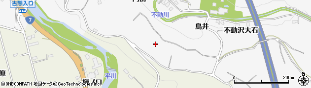 青森県平川市碇ヶ関古懸（塚ノ平）周辺の地図