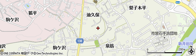青森県八戸市石手洗周辺の地図