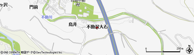 青森県平川市碇ヶ関古懸（不動沢大石）周辺の地図