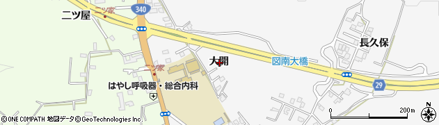 青森県八戸市糠塚大開周辺の地図