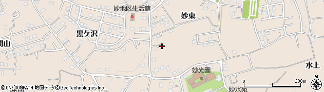 青森県八戸市妙東15周辺の地図