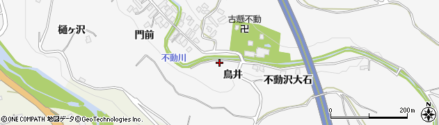 青森県平川市碇ヶ関古懸鳥井8周辺の地図