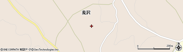 青森県南部町（三戸郡）麦沢（地蔵前）周辺の地図