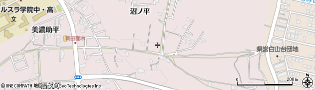 青森県八戸市田面木沼ノ平19周辺の地図