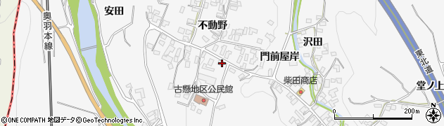 青森県平川市碇ヶ関古懸南不動野2周辺の地図